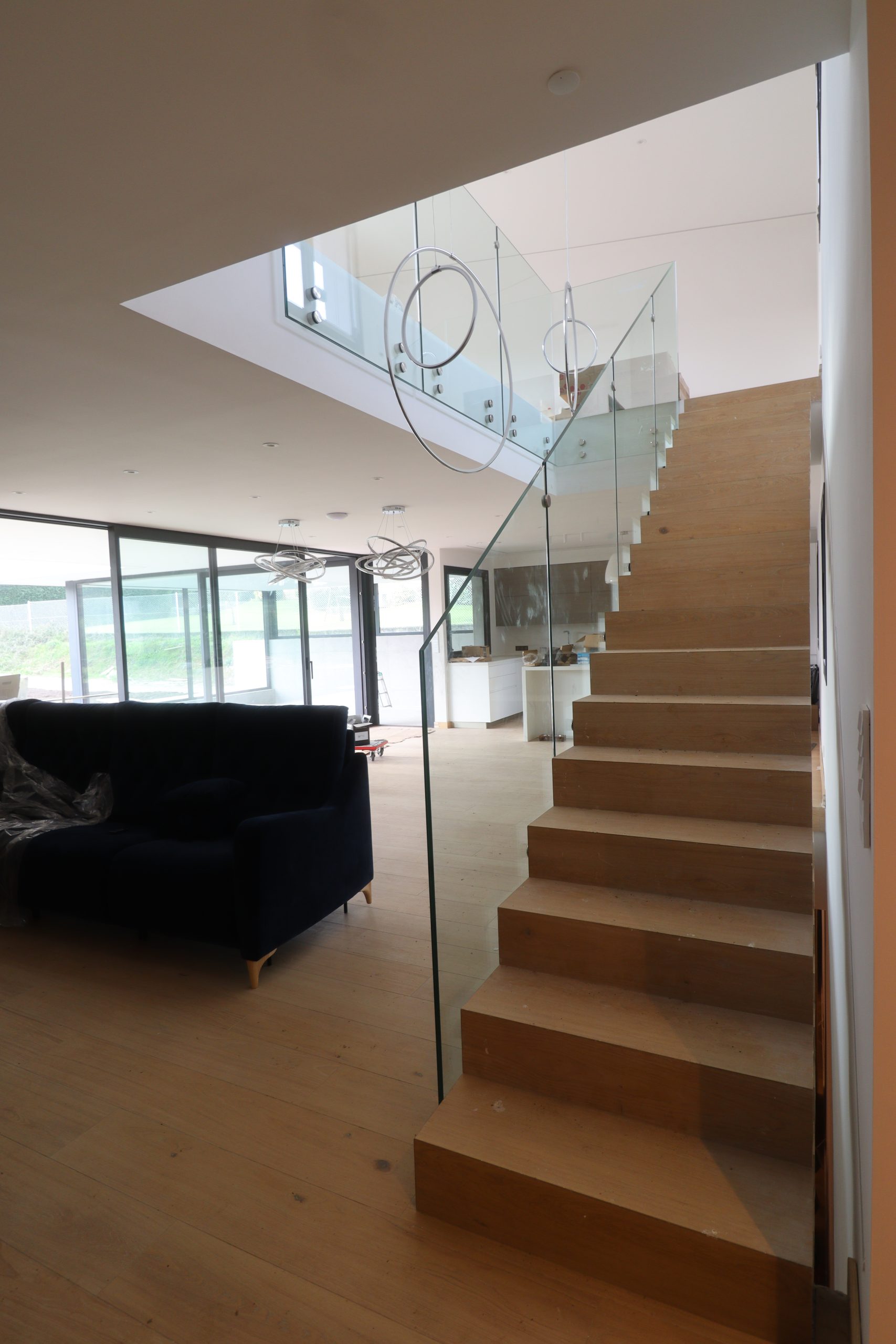 barandilla de vidrio templado